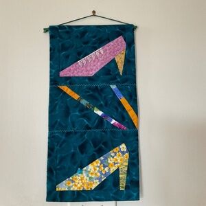 Shoe quilted Wall hanging